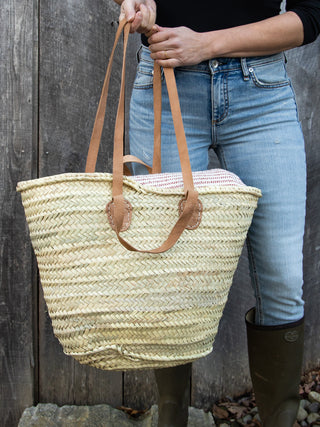 French Market Basket Bag