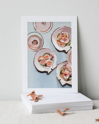 'Big Heart Little Stove' inspired notecards - 'meals & memories'