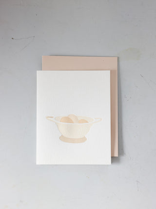 'Fresh Eggs' - letterpress card