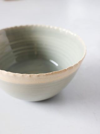 Handmade Soup Bowl - in 'ice' glaze - a TLK exclusive