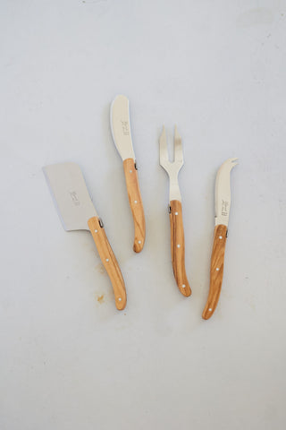 Olive Wood Cheese & Charcuterie Utensils