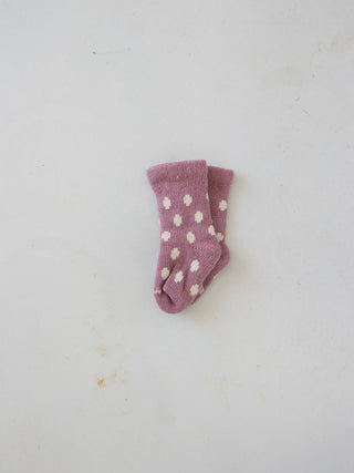 Baby Dot Wool Cashmere Socks