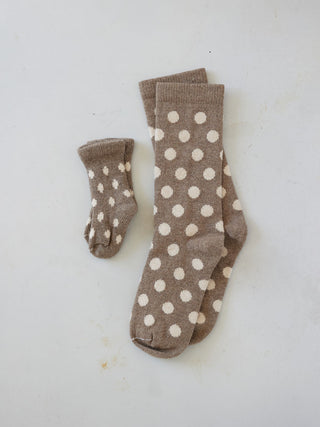 Baby Dot Wool Cashmere Socks