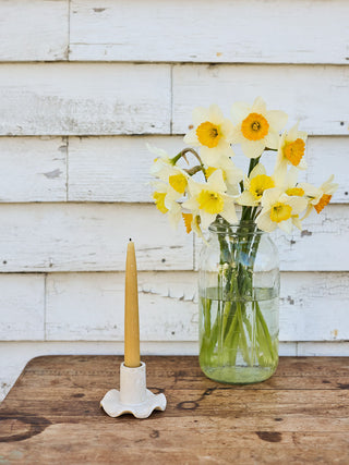 Ruffled Candle Holder
