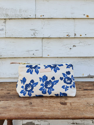 The Rose Clutch in Royal Blue