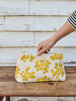 The Rose Clutch in Golden Yellow