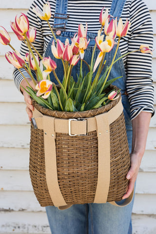 Handmade Backpack Basket