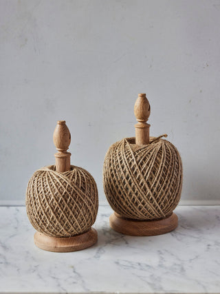 Wooden Twine Spool with Cutter - in 2 sizes