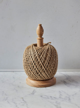 Wooden Twine Spool with Cutter