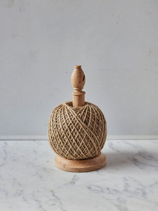 Wooden Twine Spool with Cutter