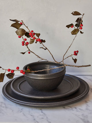 Handmade Dinnerware in 'Charcoal' - a TLK exclusive