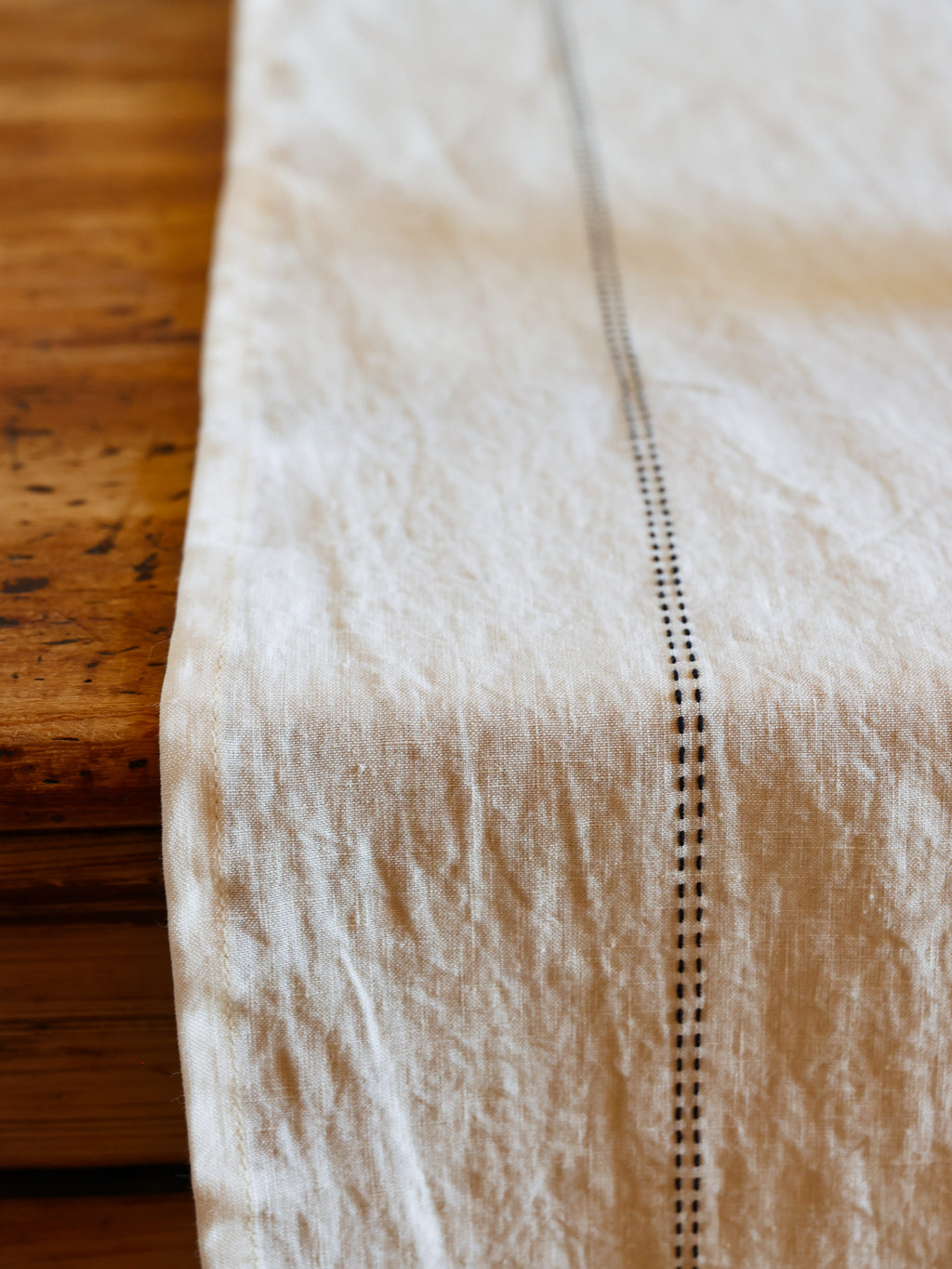 French Linen Table Runner The Lost Kitchen