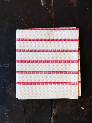 Red Stripe Kitchen Towel