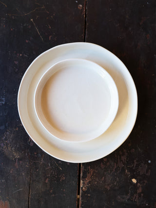 Handmade 'ice' glaze plates - in 2 sizes