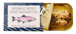 Danish smoked Trout with juniper, lemon & thyme.