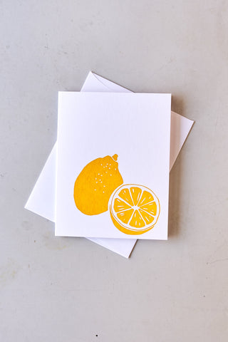 'Meyer Lemon' - Silkscreen Card