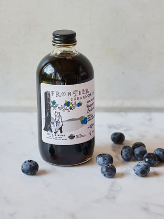Organic Blueberry Infused Maple Syrup