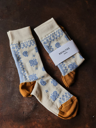'Paloma' Ivory Socks