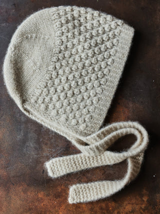 Cashmere Crochet Bonnet
