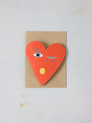 'Heart Blink' card
