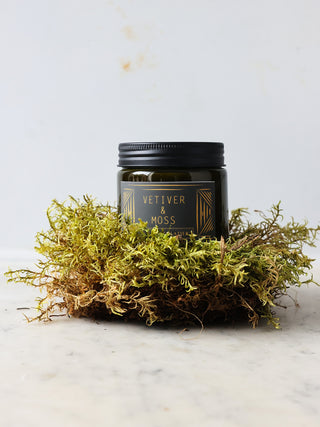 'Vetiver & Moss' Hand-poured Candle