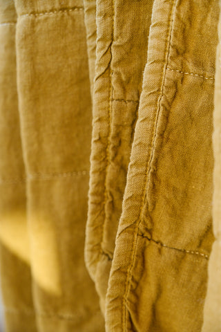 Classic Linen Quilt in Dijon