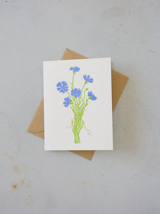 'Flowers of Hope' Letterpress Card