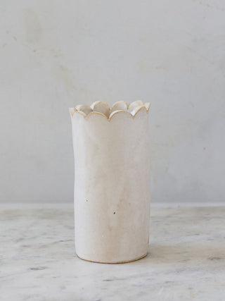 Scallop Vase in 2 sizes