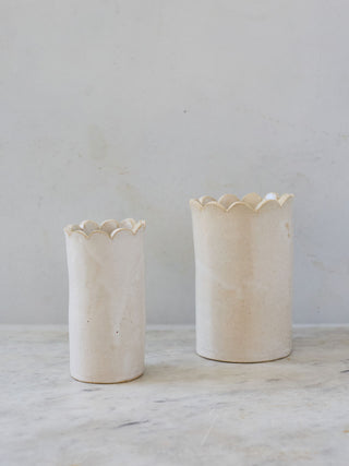 Scallop Vase in 2 sizes