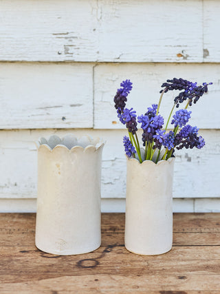 Scallop Vase in 2 sizes