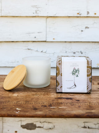 Rose Geranium Hand-Poured Candle - in 2 sizes