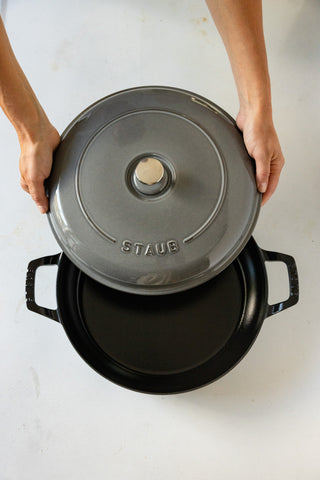 French Braiser with Lid - in Graphite Grey