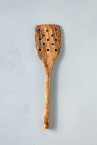 Olive Wood Modern Spatula - in 2 options