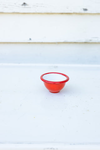 Enamel Pinch Bowl - in 2 colors