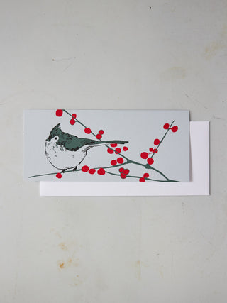 'Snowbird' Silkscreen Card