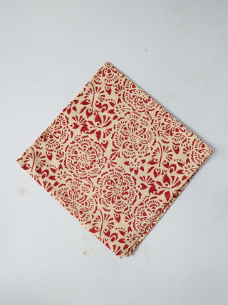 Block Printed Passaflora Napkin