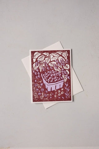 'Blackberry Pint' - Letterpress Card