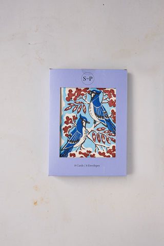 Blue Jays - Letterpress Card Box of 8