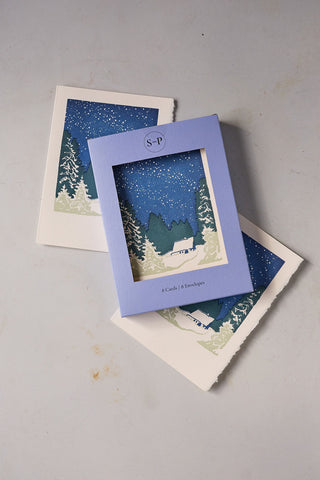 Quiet Night - Letterpress Card Box of 8
