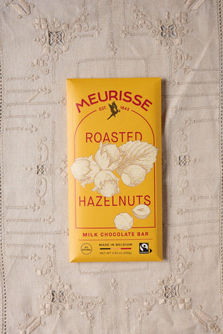 Belgian Roasted Hazelnut Milk Chocolate Bar