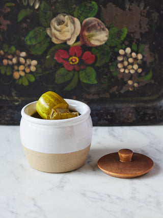 Handmade Pickle Jar & Mustard Pot