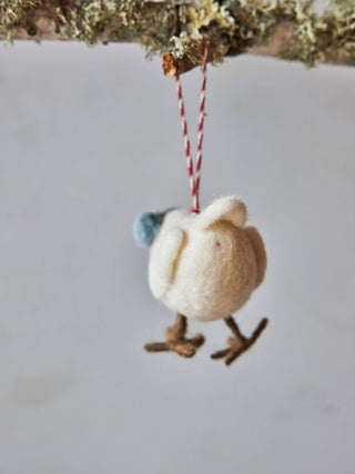 Felted Bird Ornament