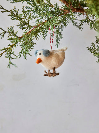 Felted Bird Ornament