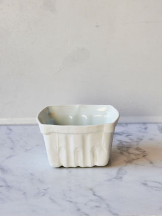 White Porcelain Berry Basket - in 3 sizes