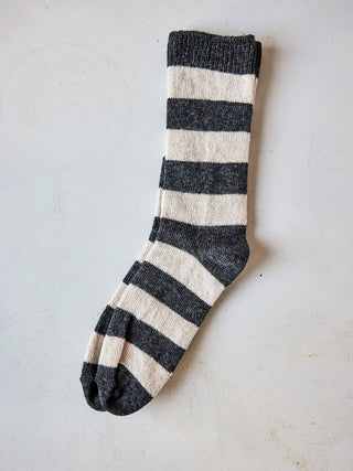 Rugby Stripe Socks - in 3 colors