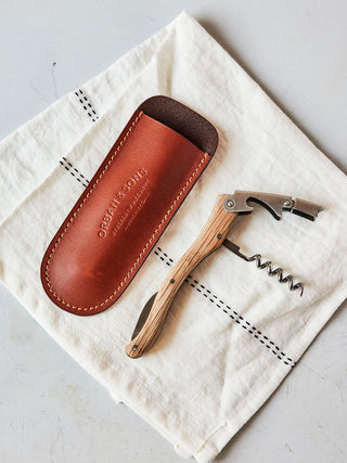 Corkscrew with Leather Pouch