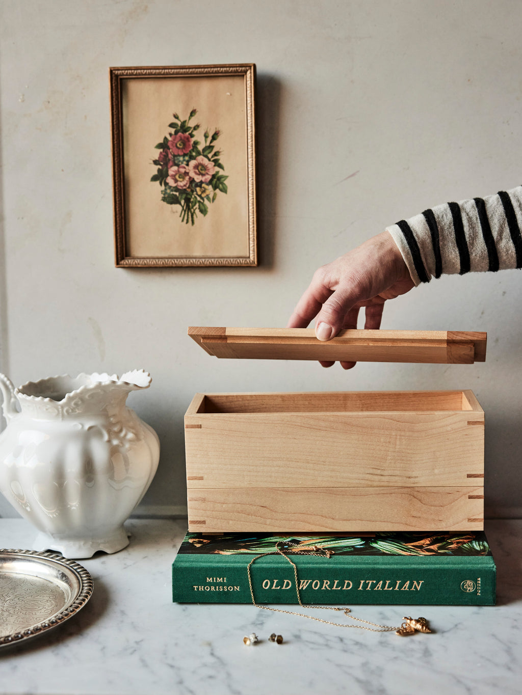 Handmade Stacking Jewelry Box in Maple The Lost Kitchen