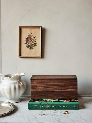 Handmade Stacking Jewelry Box in Walnut