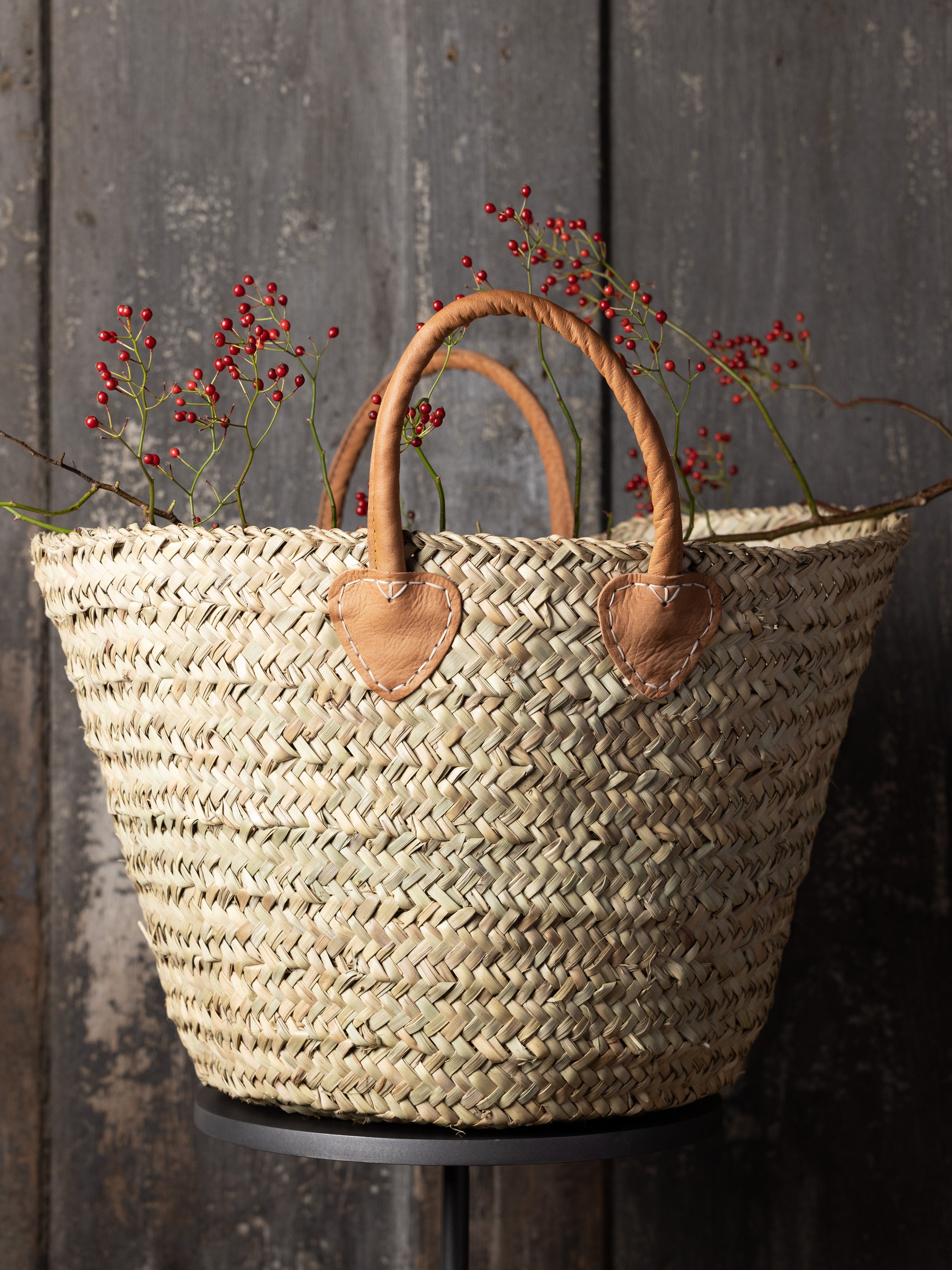 Wicker firewood online basket