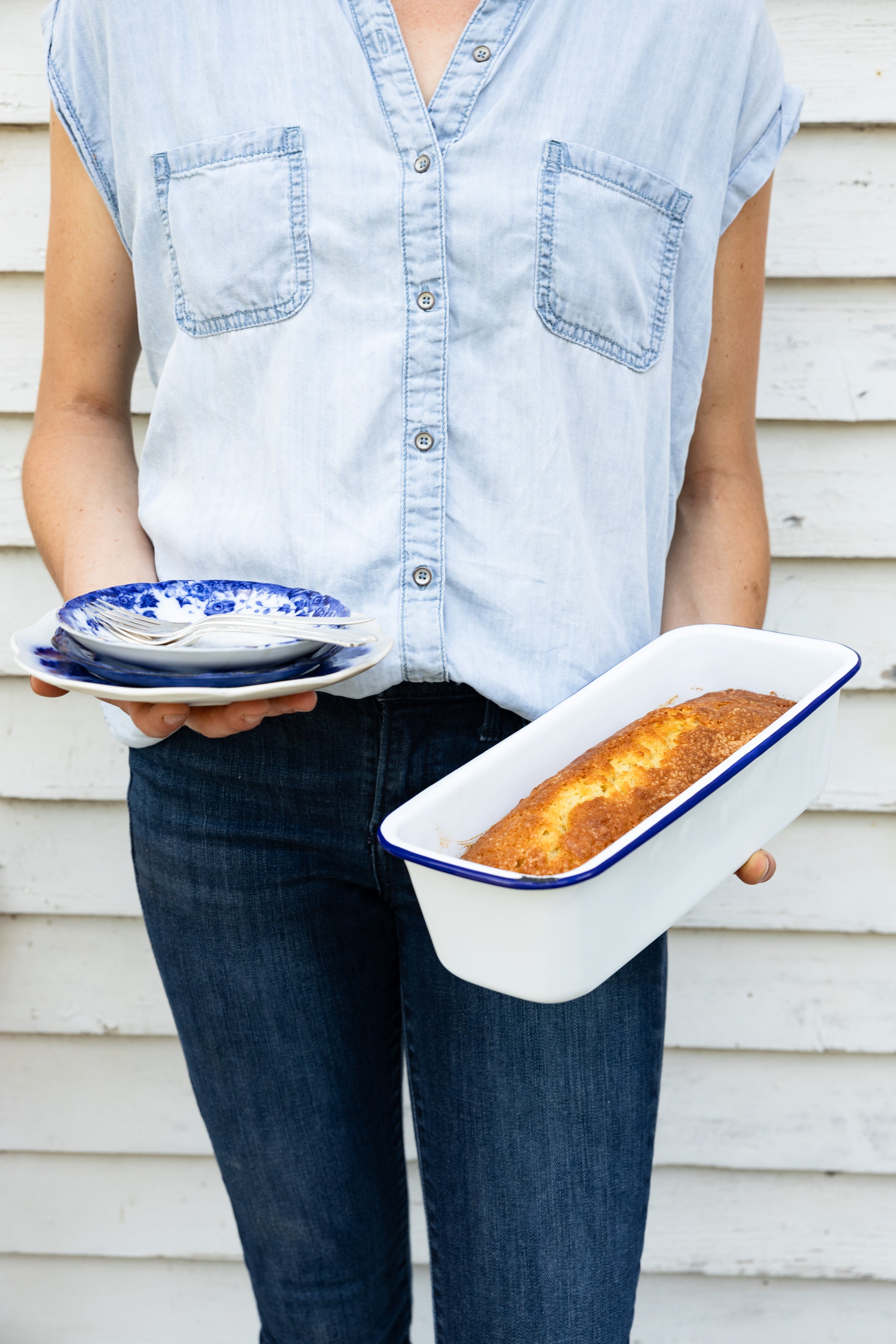 Enamel Loaf Tin